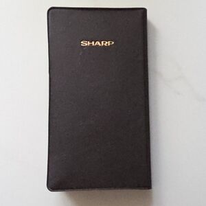Vintage Sharp scientific calulator with case EL-507